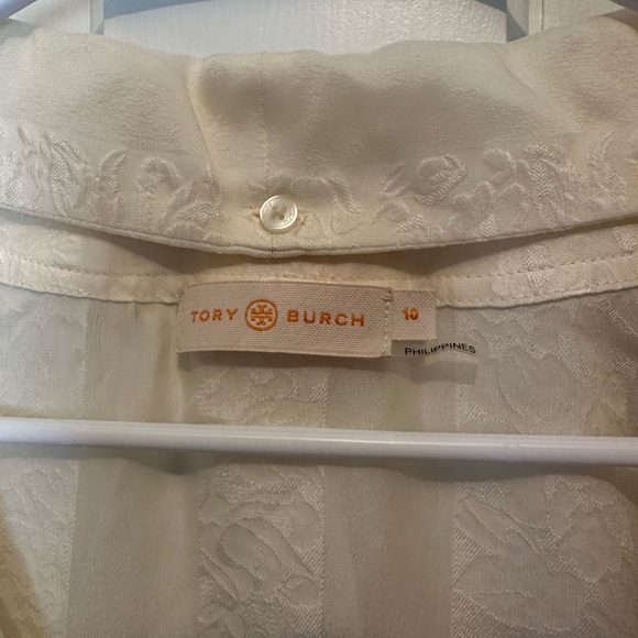 Tory Burch Satin Bow Blouse - Picture 3 of 3